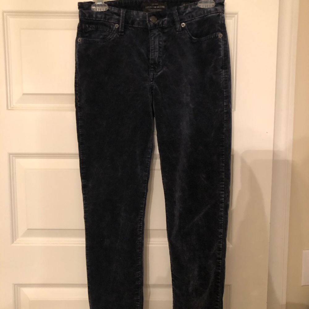 Lucky Brand velvet jeans